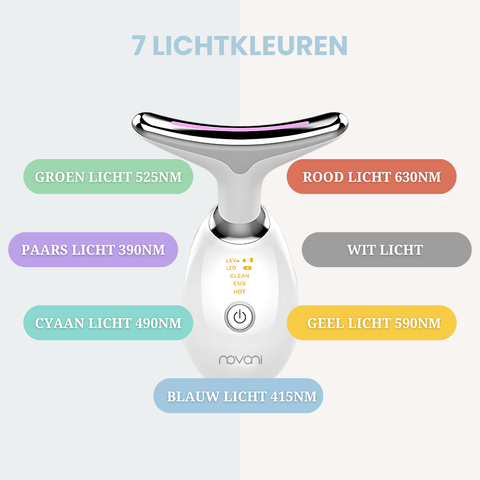 Gezichtsmassage apparaat met LED technologie – anti-rimpel en collageen stimulerend
