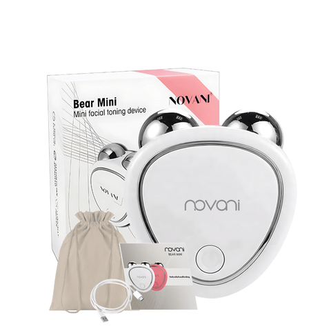 Compact huidverjongingsapparaat – Novani Bear Mini beauty tool met microstroom technologie Foreo